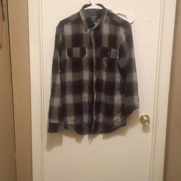 Faded Glory Other - Faded Glory  Long Sleeve Soft Plaid Button Down Shirt - Size Small